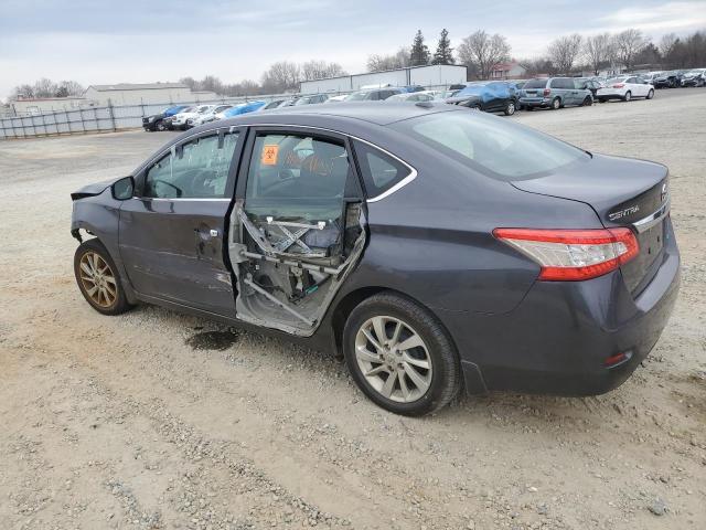 3N1AB7AP1EY334590 - 2014 NISSAN SENTRA S GRAY photo 2