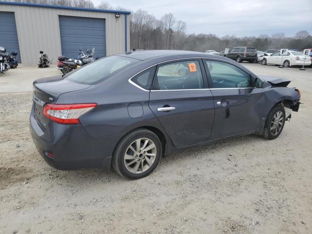 3N1AB7AP1EY334590 - 2014 NISSAN SENTRA S GRAY photo 3