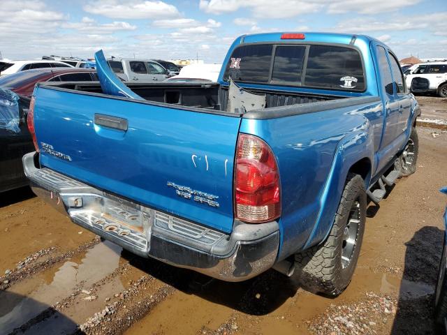 5TETU62N15Z135654 - 2005 TOYOTA TACOMA PRERUNNER ACCESS CAB BLUE photo 3