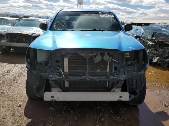 5TETU62N15Z135654 - 2005 TOYOTA TACOMA PRERUNNER ACCESS CAB BLUE photo 5