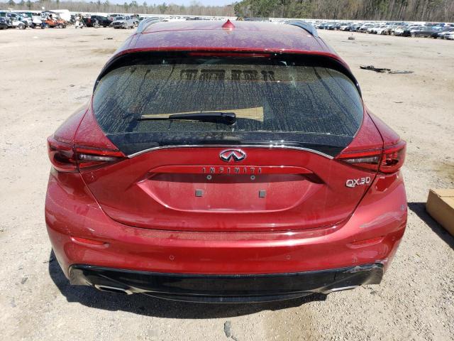 SJKCH5CP2JA046451 - 2018 INFINITI QX30 BASE RED photo 6