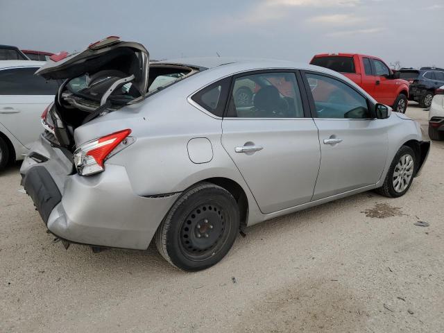 3N1AB7AP8JY308658 - 2018 NISSAN SENTRA S SILVER photo 3