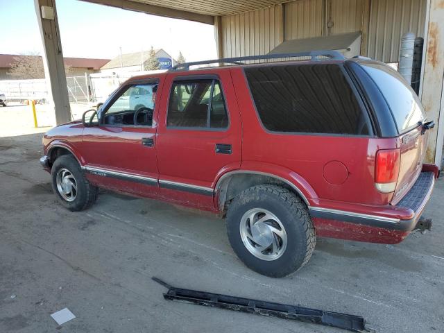 1GNDT13W0V2221034 - 1997 CHEVROLET BLAZER RED photo 2