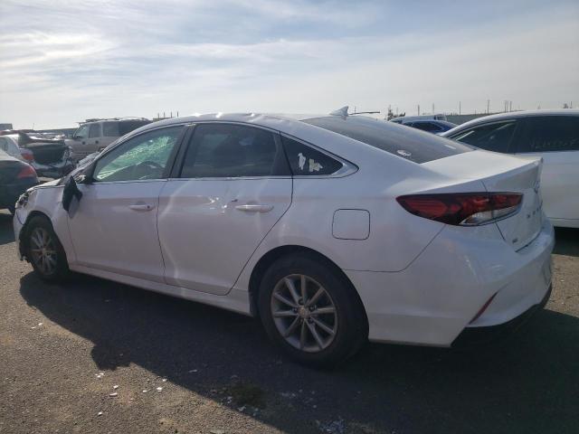 5NPE24AF9KH801333 - 2019 HYUNDAI SONATA SE WHITE photo 2