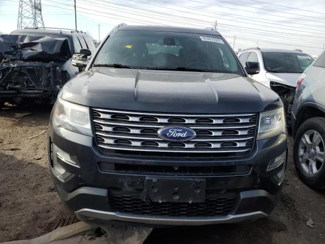 1FM5K8FH8HGB60668 - 2017 FORD EXPLORER LIMITED BLUE photo 5