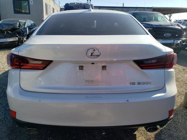 JTHBA1D25G5023910 - 2016 LEXUS IS 200T WHITE photo 6