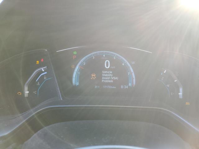 SHHFK7H77HU202151 - 2017 HONDA CIVIC EXL ვერცხლისფერი ფოტო 9