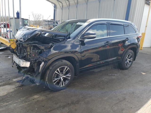 5TDJKRFH7GS235261 - 2016 TOYOTA HIGHLANDER XLE 黑色 照片 1