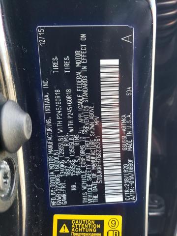 5TDJKRFH7GS235261 - 2016 TOYOTA HIGHLANDER XLE 黑色 照片 13