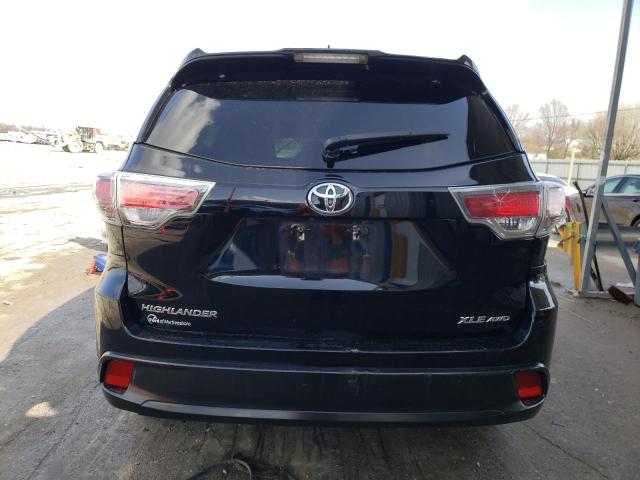 5TDJKRFH7GS235261 - 2016 TOYOTA HIGHLANDER XLE 黑色 照片 6
