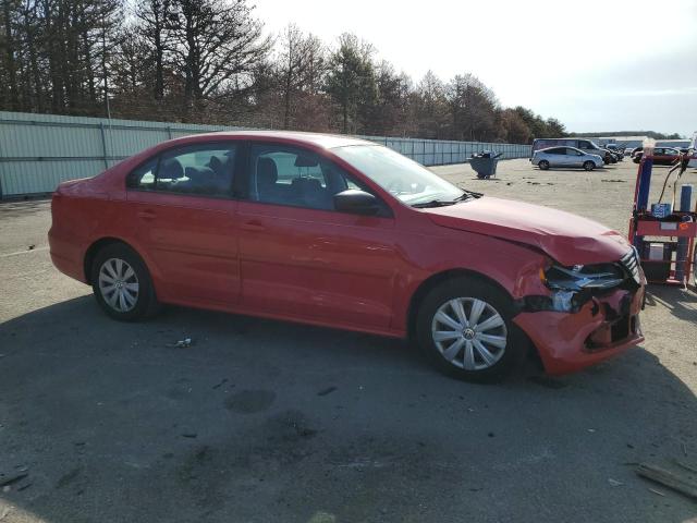 3VW2K7AJ7DM367335 - 2013 VOLKSWAGEN JETTA BASE RED photo 4