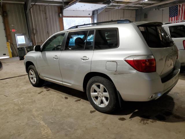 JTEES41A082106121 - 2008 TOYOTA HIGHLANDER SILVER photo 2