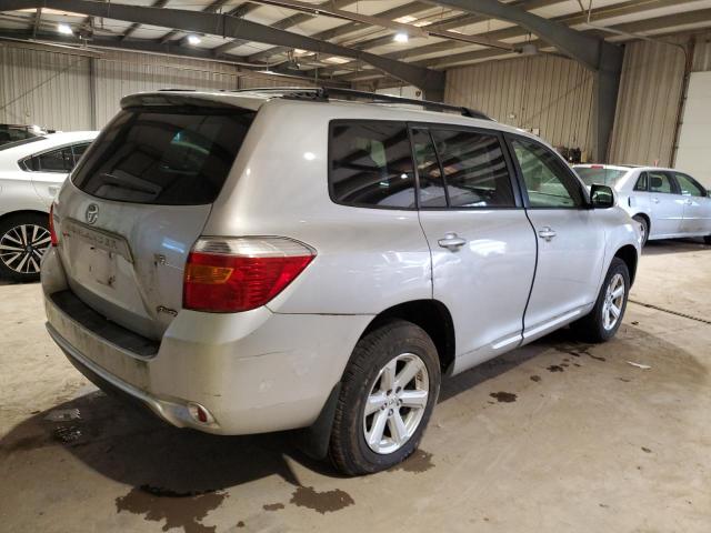 JTEES41A082106121 - 2008 TOYOTA HIGHLANDER SILVER photo 3