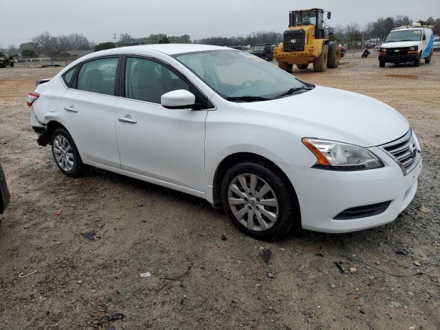 3N1AB7AP1FY312512 - 2015 NISSAN SENTRA S WHITE photo 4