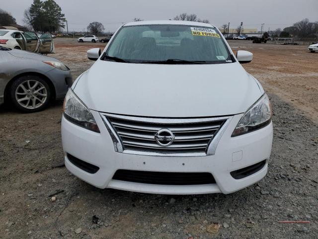 3N1AB7AP1FY312512 - 2015 NISSAN SENTRA S WHITE photo 5