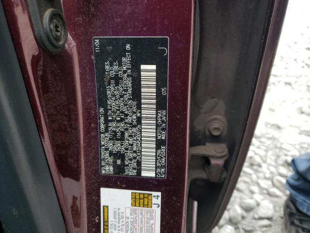 JTLKT324454009726 - 2005 SCION XB XB 紫色 照片 12