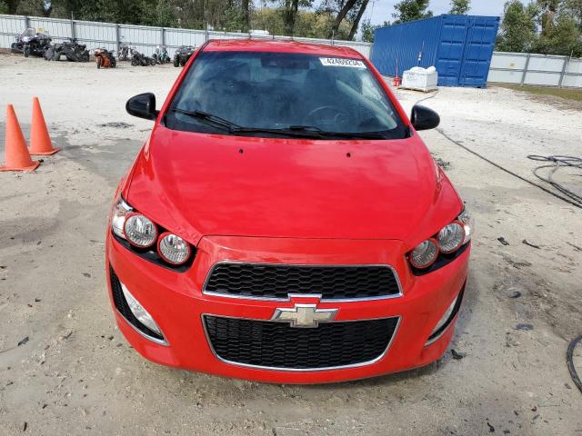 1G1JH6SB0G4118429 - 2016 CHEVROLET SONIC RS RED photo 5