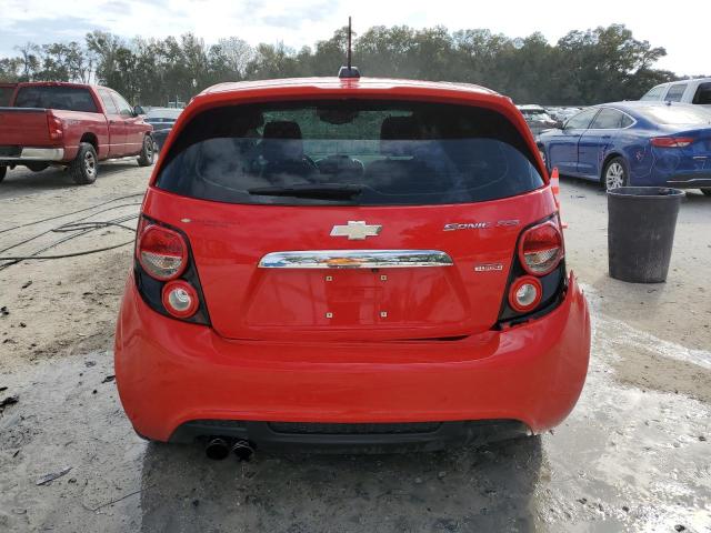 1G1JH6SB0G4118429 - 2016 CHEVROLET SONIC RS RED photo 6