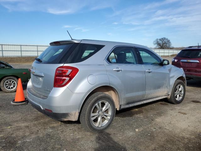 2GNALBEK0G1129105 - 2016 CHEVROLET EQUINOX LS SILVER photo 3