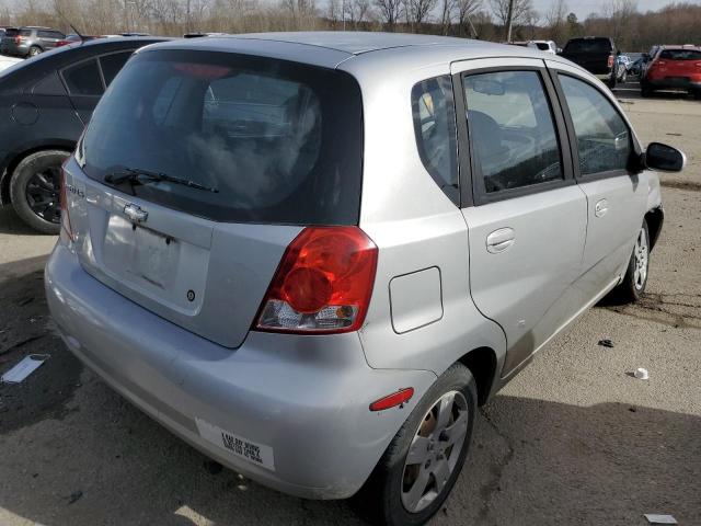 KL1TD66606B622652 - 2006 CHEVROLET AVEO BASE Gümüş foto 3