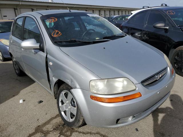 KL1TD66606B622652 - 2006 CHEVROLET AVEO BASE Gümüş foto 4