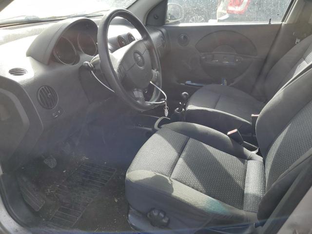 KL1TD66606B622652 - 2006 CHEVROLET AVEO BASE Gümüş foto 7