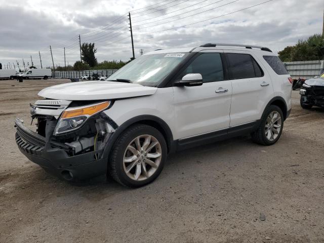 1FM5K8F83DGB24977 - 2013 FORD EXPLORER LIMITED WHITE photo 1