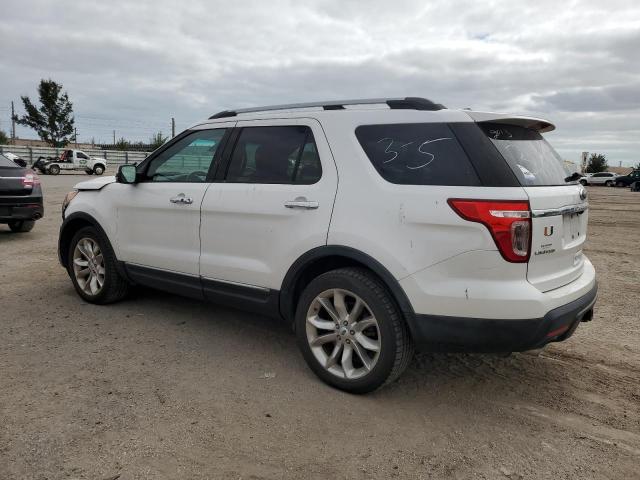 1FM5K8F83DGB24977 - 2013 FORD EXPLORER LIMITED WHITE photo 2