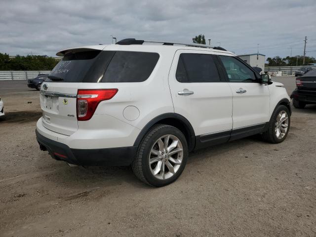 1FM5K8F83DGB24977 - 2013 FORD EXPLORER LIMITED WHITE photo 3