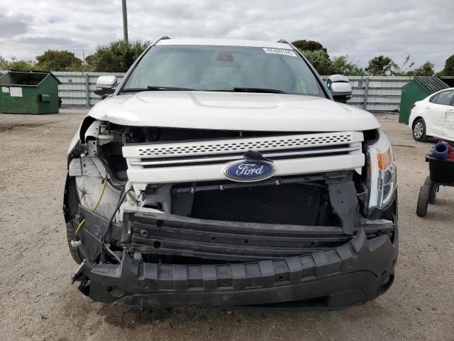 1FM5K8F83DGB24977 - 2013 FORD EXPLORER LIMITED WHITE photo 5