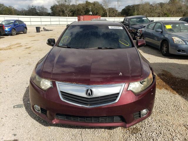 JH4CU2F6XCC008732 - 2012 ACURA TSX TECH BURGUNDY photo 5