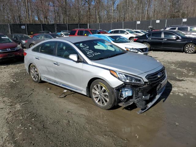 5NPE34AF6FH216986 - 2015 HYUNDAI SONATA SPORT SILVER photo 4