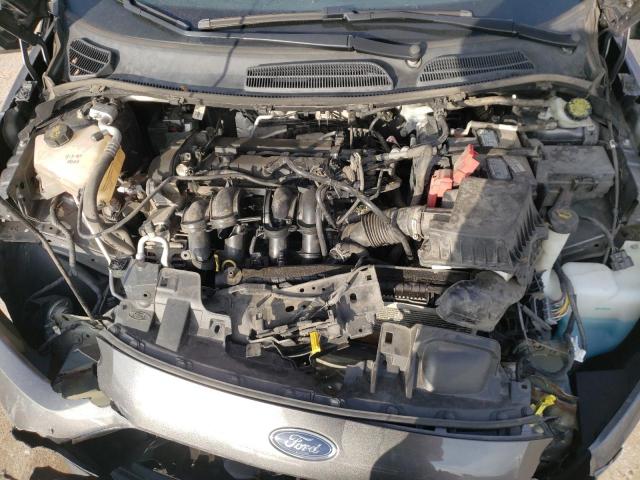 3FADP4BJ0KM129534 - 2019 FORD FIESTA SE GRAY photo 11