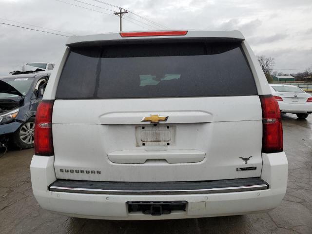 1GNSCJKC8HR392477 - 2017 CHEVROLET SUBURBAN C1500 PREMIER WHITE photo 6