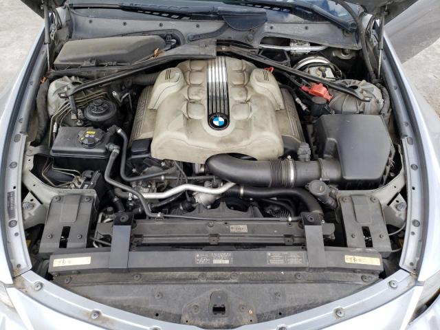 WBAEH73425B869178 - 2005 BMW 645 CI AUTOMATIC SILVER photo 11
