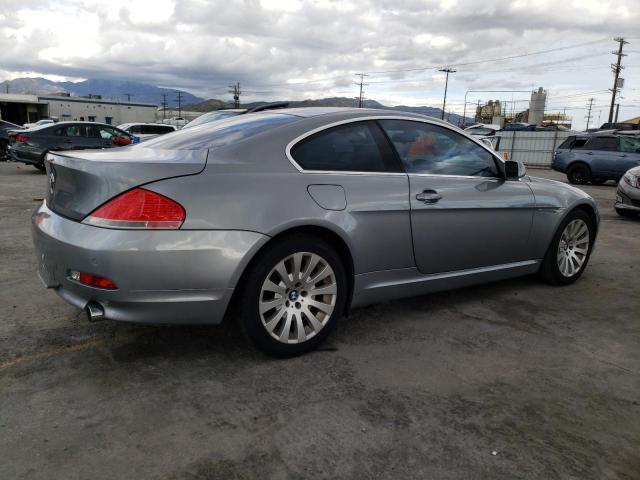 WBAEH73425B869178 - 2005 BMW 645 CI AUTOMATIC SILVER photo 3