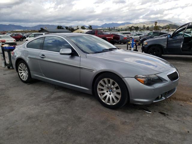 WBAEH73425B869178 - 2005 BMW 645 CI AUTOMATIC SILVER photo 4