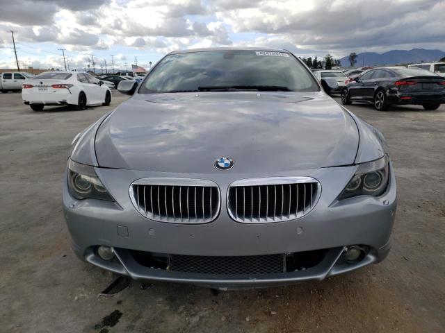 WBAEH73425B869178 - 2005 BMW 645 CI AUTOMATIC SILVER photo 5