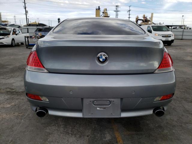 WBAEH73425B869178 - 2005 BMW 645 CI AUTOMATIC SILVER photo 6