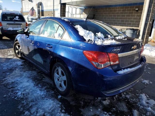 1G1PF5SC8C7330362 - 2012 CHEVROLET CRUZE LT BLUE photo 2