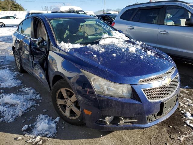 1G1PF5SC8C7330362 - 2012 CHEVROLET CRUZE LT BLUE photo 4