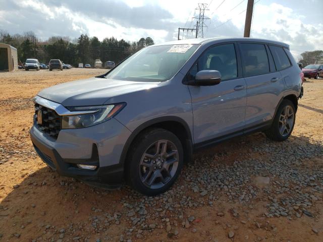 5FNYF7H56NB000510 - 2022 HONDA PASSPORT EXL BLUE photo 1