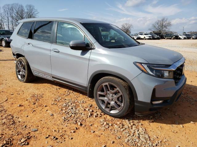 5FNYF7H56NB000510 - 2022 HONDA PASSPORT EXL BLUE photo 4