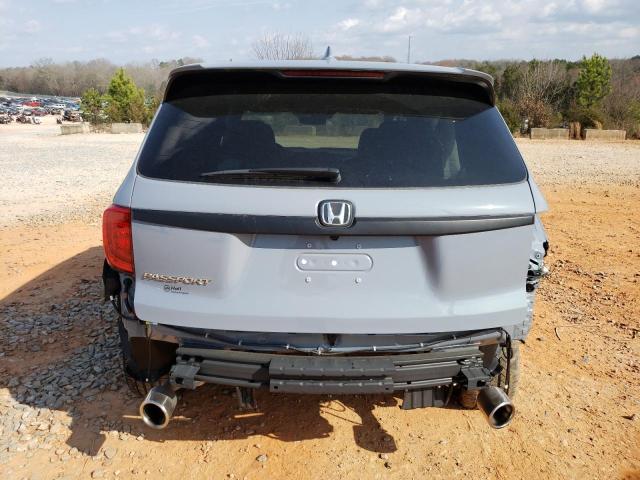 5FNYF7H56NB000510 - 2022 HONDA PASSPORT EXL BLUE photo 6