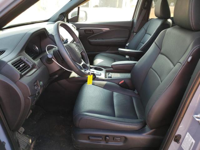 5FNYF7H56NB000510 - 2022 HONDA PASSPORT EXL BLUE photo 7