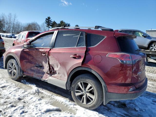 2T3RFREV5JW820926 - 2018 TOYOTA RAV4 ADVENTURE BURGUNDY photo 2