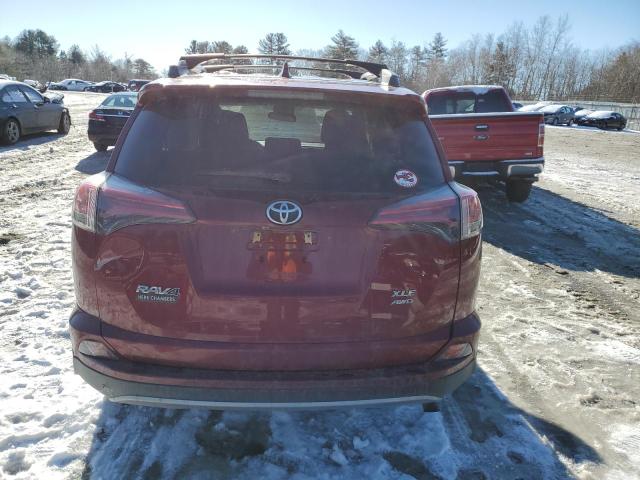 2T3RFREV5JW820926 - 2018 TOYOTA RAV4 ADVENTURE BURGUNDY photo 6