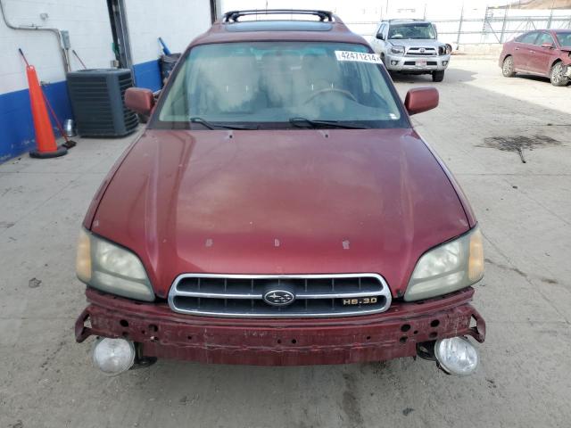 4S3BH806627609267 - 2002 SUBARU LEGACY OUTBACK H6 3.0 LL BEAN RED photo 5