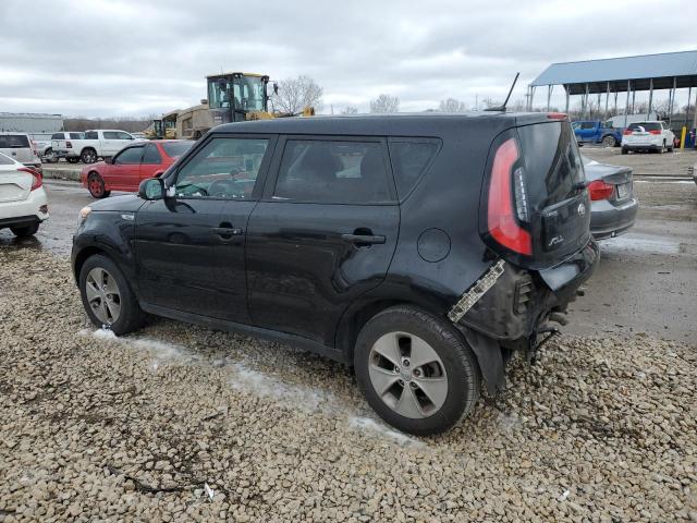 KNDJN2A29G7396142 - 2016 KIA SOUL BLACK photo 2