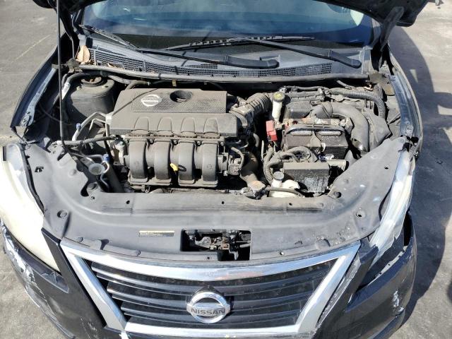 3N1AB7AP8FY271019 - 2015 NISSAN SENTRA S BLACK photo 11